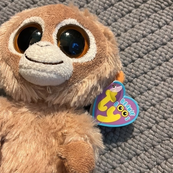 NEW Lot of FOUR Ty Beanie Boos/Babies Monkey Owl Fox Dos from Ferdinand All Tags - Picture 3 of 11